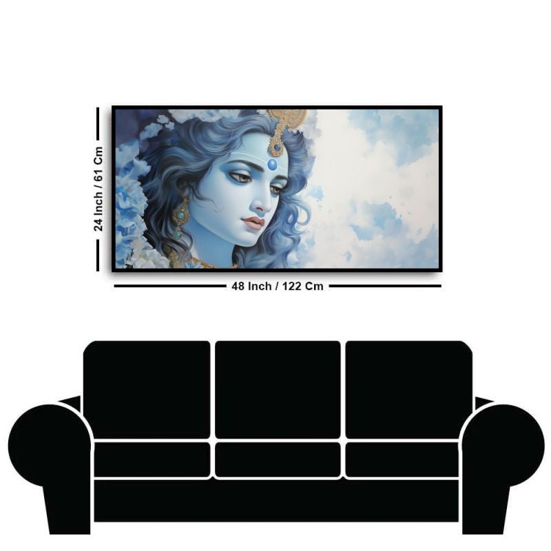 Krishna Wall Paintings by Canvas Myntra