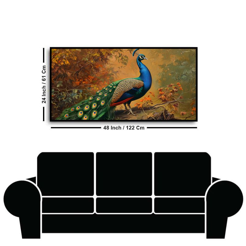 Peacock paintings