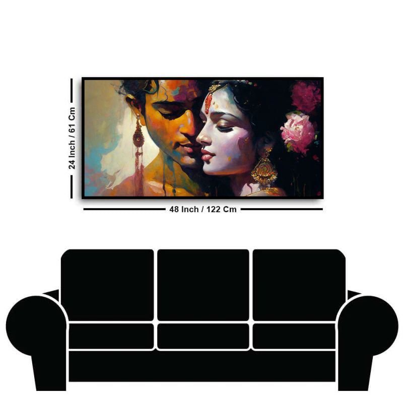 Krishna Wall Paintings by Canvas Myntra