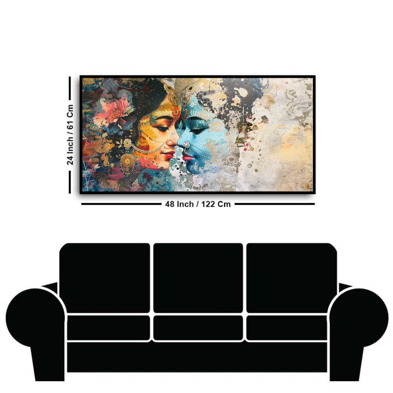 Krishna Wall Paintings by Canvas Myntra