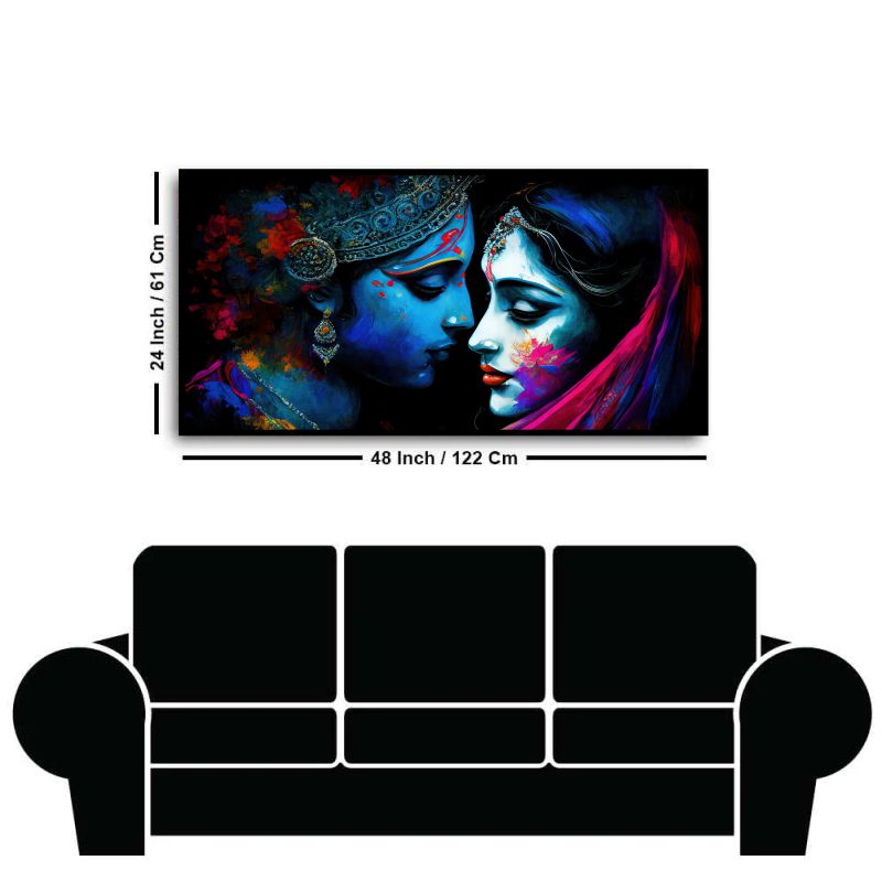 Krishna Wall Paintings by Canvas Myntra