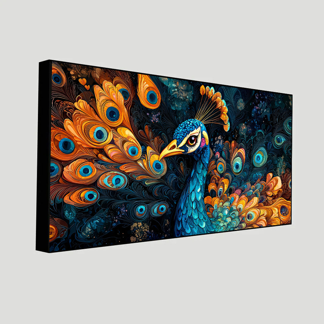 Peacock paintings