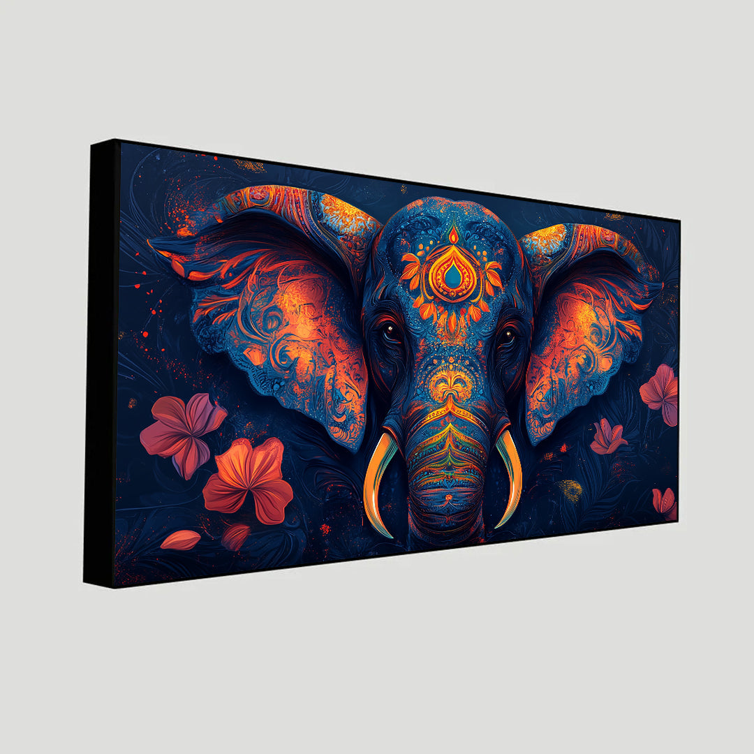 Beautiful Elephant In Abstract