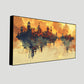 Stunning City Landscape Canvas Wall Art | Elegant Urban Skyline Painting for Home & Office Décor