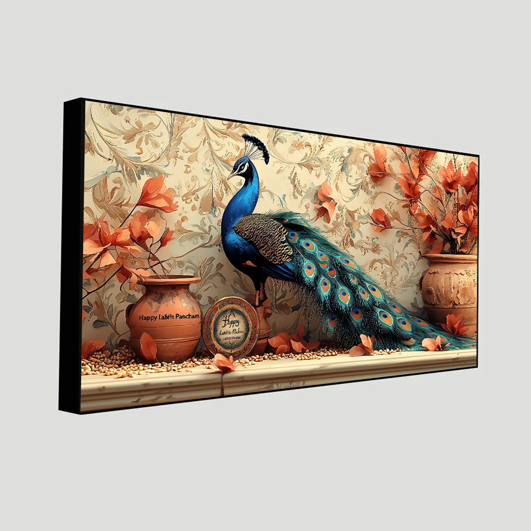 Peacock paintings