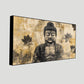 Serenity of Lord Buddha Wall Paintings by Canvas Myntra