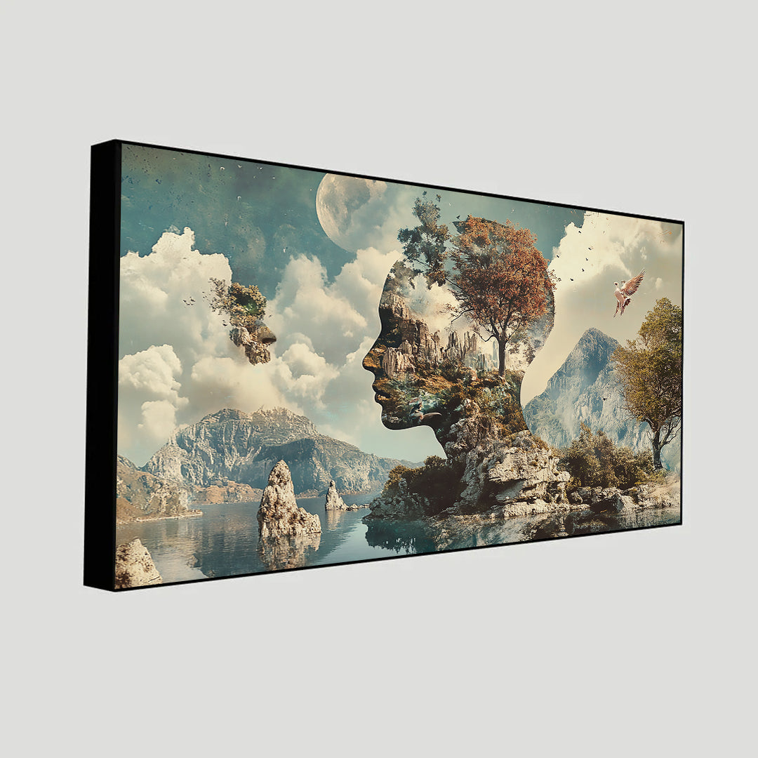 Beautiful Nature Paintings on Pine Wood Canvas | Elegant Wall Art for Home and Office Décor