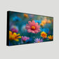 Elegant Framed Flower Wall Painting | Modern Floral Art for Home Décor