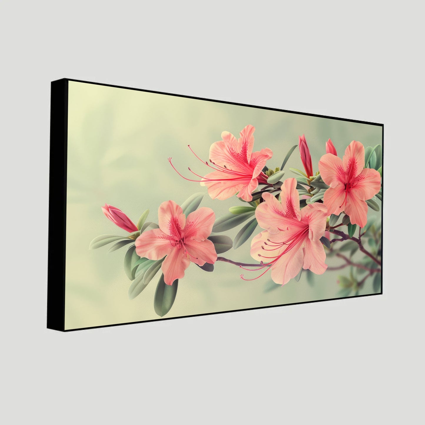 Abstract Flower Wall Art | Modern Canvas for Home | Floral Abstract Elegance