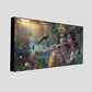 Radha Krishna Wall Painting | Tranquil Home Decor by Canvas Myntra