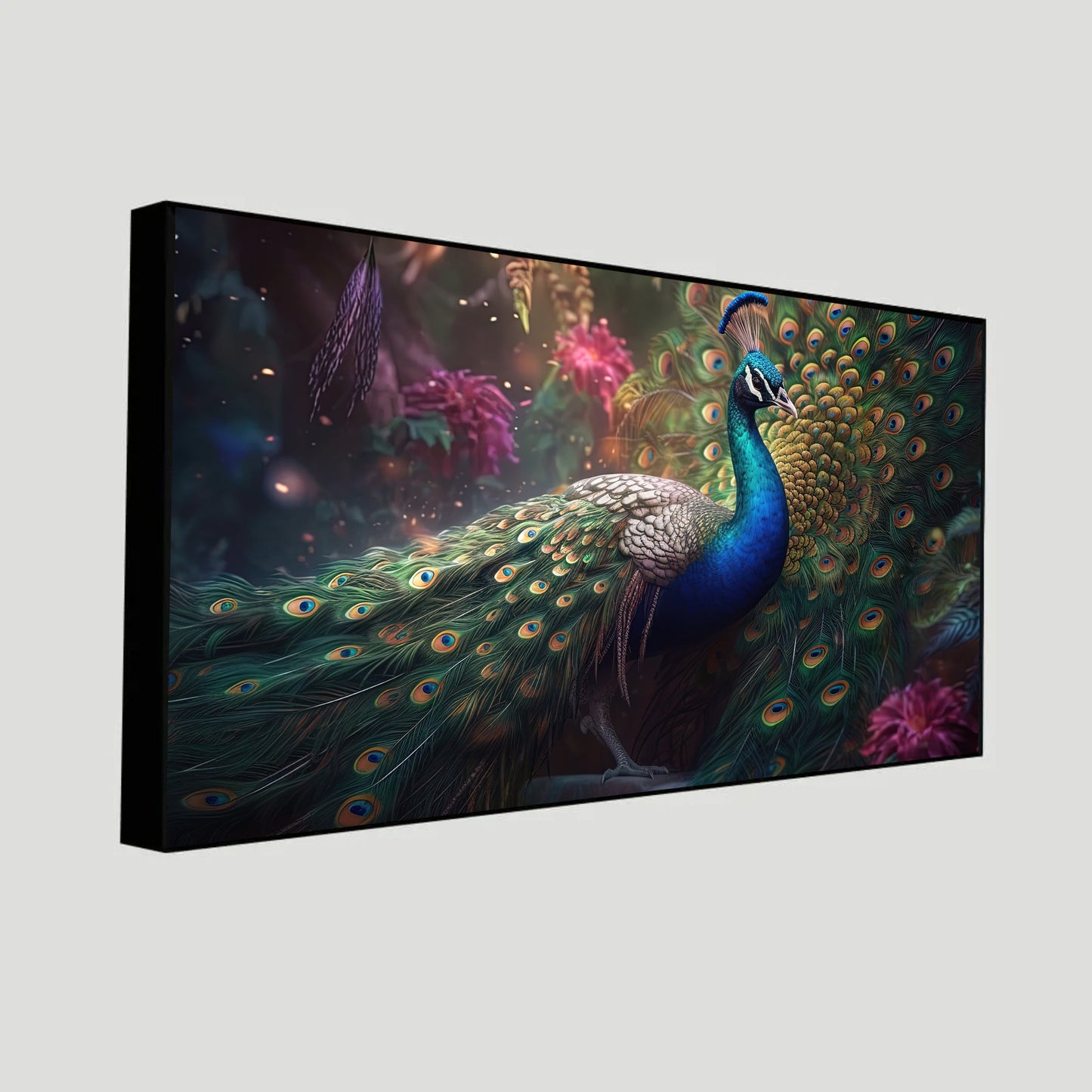 Serene Peacock Art | Elevate Your Home & Office Decor