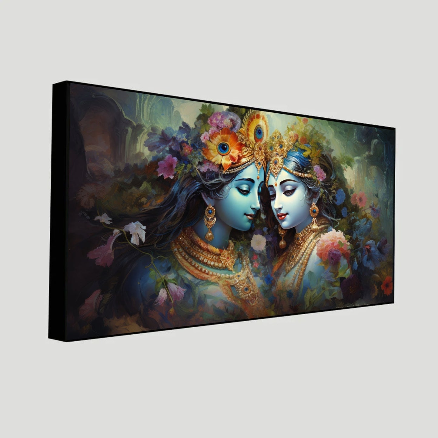 Canvas Myntra Radha Krishna Wall Painting | Perfect for Meditation Spaces