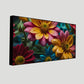 Elegant Floral Flower Wall Art | Vibrant Bloom Design for Bedroom Decor