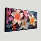 Hand-Painted Flower Wall Painting | Vibrant Floral Art for Home Décor