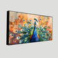 Peacock Tranquil Wall Painting | Elevate Your Interior by Canvas Myntra