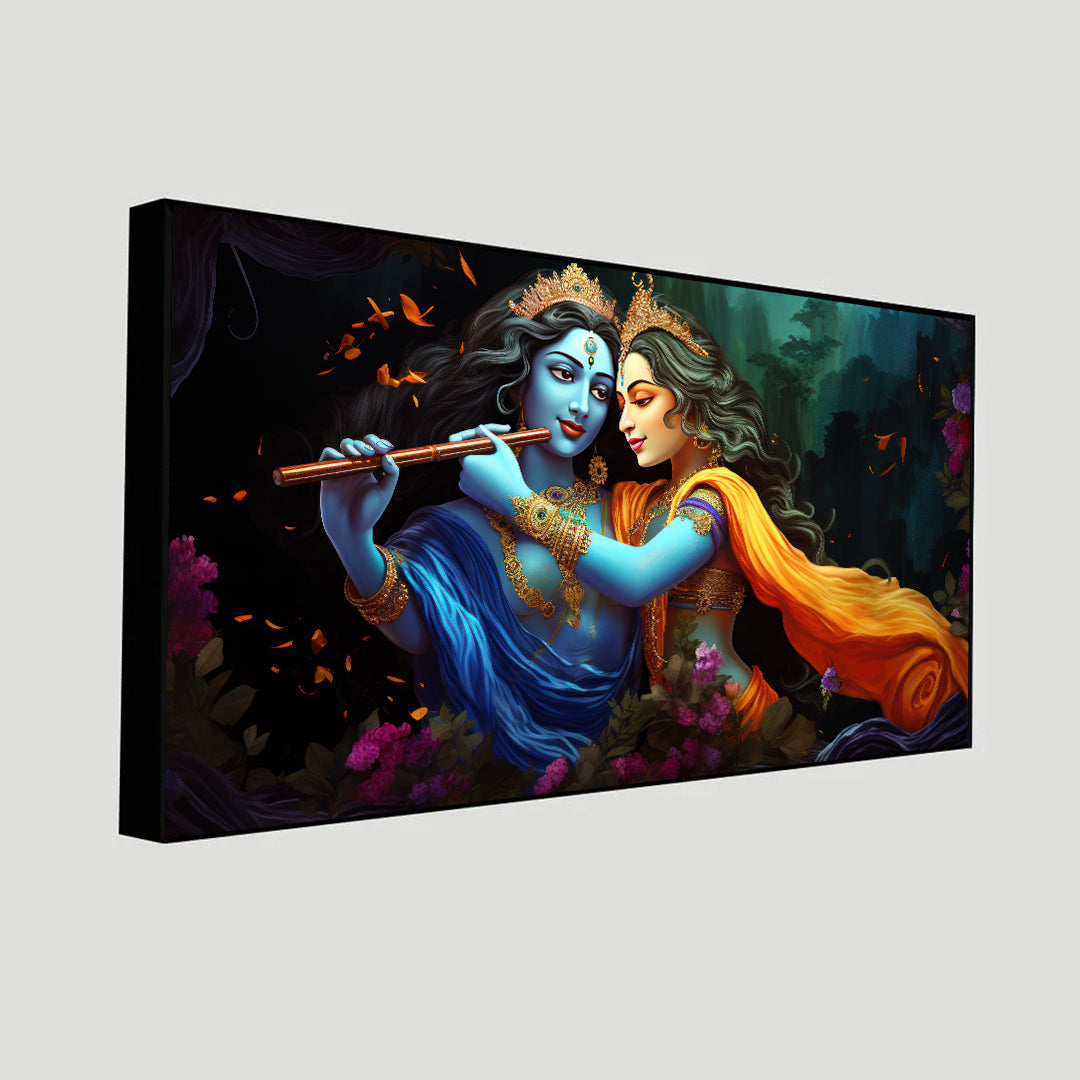 Radha Krishna Art | Spiritual Zen Paintings for Tranquil Interiors