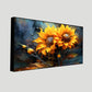 Bright Sunflower Flower Wall Art | Brighten Your Space