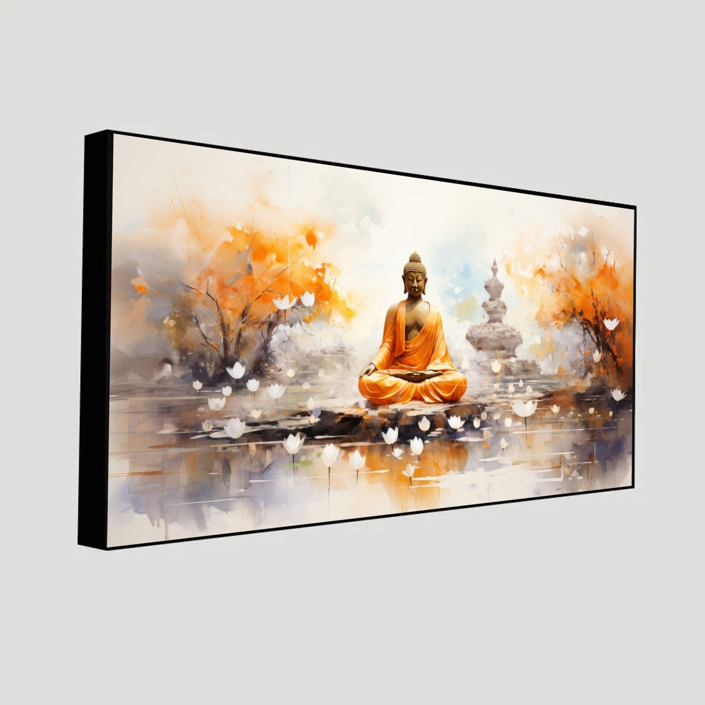 Gautam Buddha | A Spiritual Wall Art Piece for Peaceful Vibes in Your Home | Canvas Wall Art