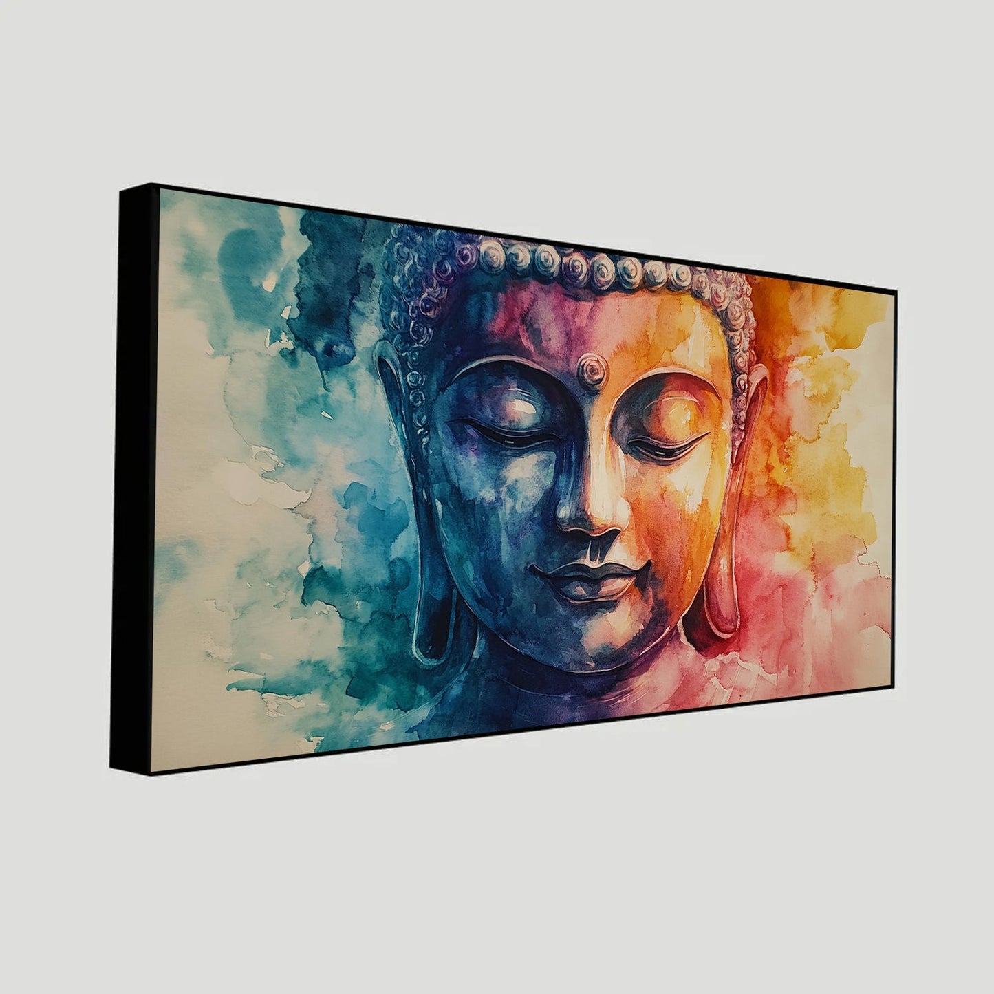 Elegant Gautam Buddha Wall Painting | Peaceful Zen Art for Meditation & Serenity in Home Décor