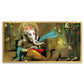 Beautiful Divine Ganesha Canvas Framed Wall Painting