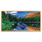 Mountain Natural Scenery Floating Framed Canvas Wall Painting