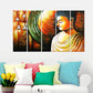 Peaceful Buddha Big Canvas Wall Painting for for Living Room, Bedroom, Office Wall Decoration (24" H x 8" W Each panel)