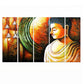 Peaceful Buddha Big Canvas Wall Painting for for Living Room, Bedroom, Office Wall Decoration (24" H x 8" W Each panel)