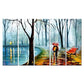 Eternal Romance | 5-Piece Love Couple Modern Art Canvas Print Multi Frame Wall Painting