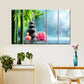 Tranquil Moments Serenity and Meditation with Candles Canvas Print Multi Frame Wall Painting for Home and Office Decoration