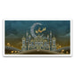 Sacred Sanctuary Mosque Floating Frame Canvas Wall Painting