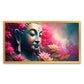 Peace and Spiritual Wisdom Enlightened Serenity Lord Buddha Floating Framed Canvas Wall Painting