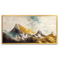 The Golden Mountain Printed wall Decor Floating Frame Canvas Wall Painting