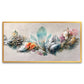 Luxurious Floral Elements Botanical Multicolor Floating Frame Canvas Wall Painting