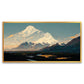 Scenic Mountains Split Floating Frame Canvas Wall Painting