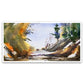 Walk in the Woods: A Journey Through Lush Greenery Canvas Painting