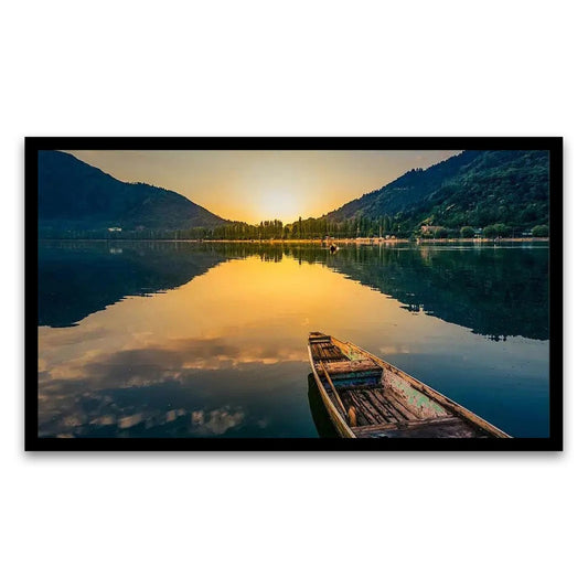 Horizon of Tranquility | Big Panoramic Sunrise Ocean Scenery Canvas Painting