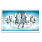 Equestrian Elegance | Dynamic Seven Running Horses Canvas Wall Painting